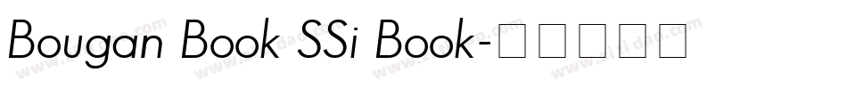Bougan Book SSi Book字体转换